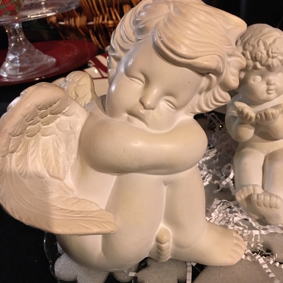 Set of two Vintage Angels - Picture 2 of 14